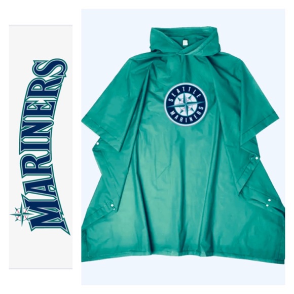 MLB Jackets & Coats Nwt Seattle Mariners Adult Rain Poncho Poshmark